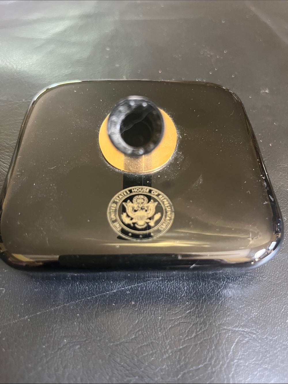 Black and gold House of Representatives Pen Holder